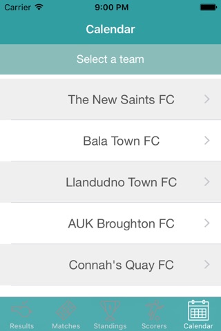 InfoLeague - Information for Welsh Premier League - Matches, Results, Standings and more screenshot 2