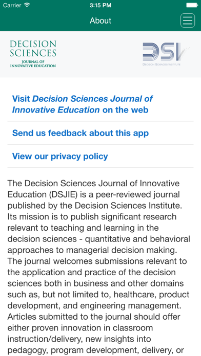 How to cancel & delete Decision Sciences Journal of Innovative Education from iphone & ipad 2