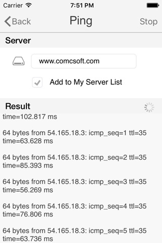 iNetTools - Ping,DNS,Port Scan screenshot 2