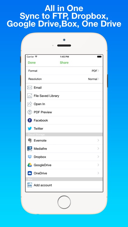 iSnapScan Pro - Receipt Scanner, Scan to documents support for Dropbox, Box, Google Drive, OneDrive