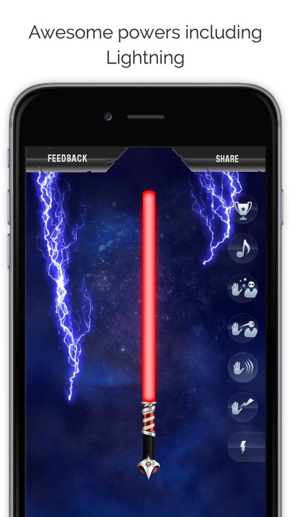 Crystal Saber of Light - The ultimate light saber experience in your pocket screenshot-0