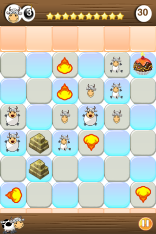 Angry Calf Free-A puzzle sports game screenshot 3