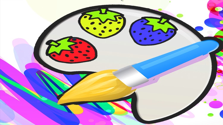 Vocabulary fruit Coloring Book