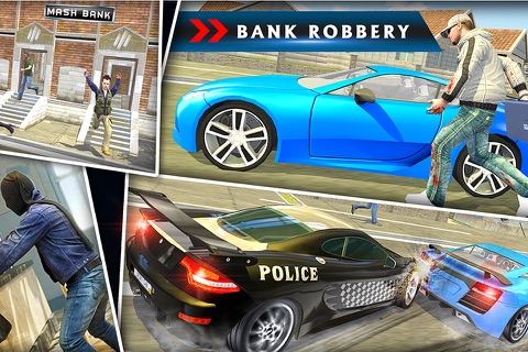 Police Car VS Criminal Chase Sim-ulator screenshot 3