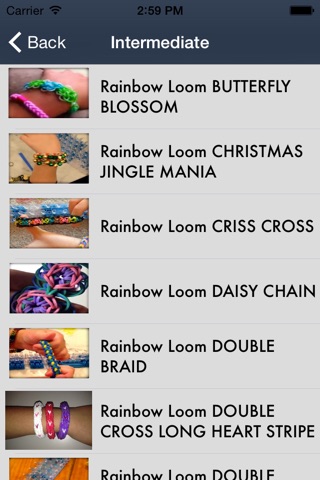 Rainbow Loom Patterns screenshot 4