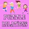 Animals Puzzle Relations Kids