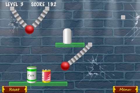 Hit Down The Cans Pro - crazy chain ball puzzle game screenshot 2