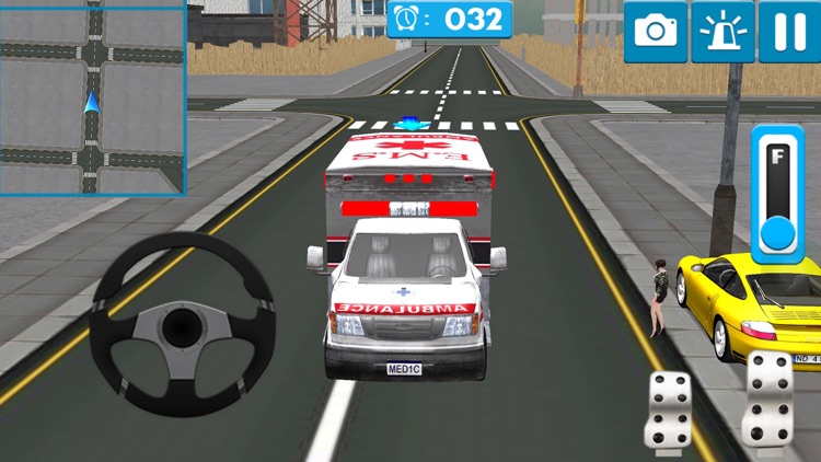 Ambulance Driver 3D Simulator Parking