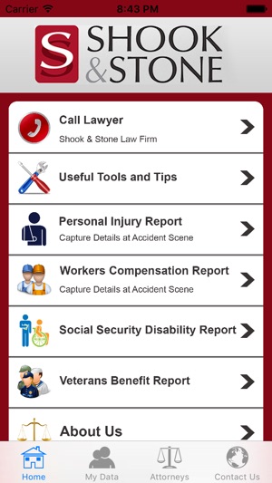 Shook & Stone Injury Help App(圖2)-速報App