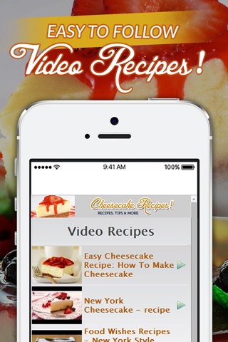 Cheesecake Recipes! Recipes, Tips & More screenshot 3