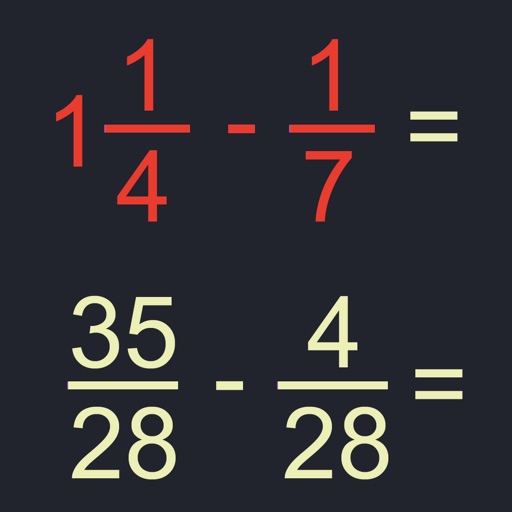 Fraction Math iOS App