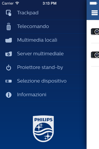 PHILIPS PicoPix & Screeneo Remote App screenshot 2