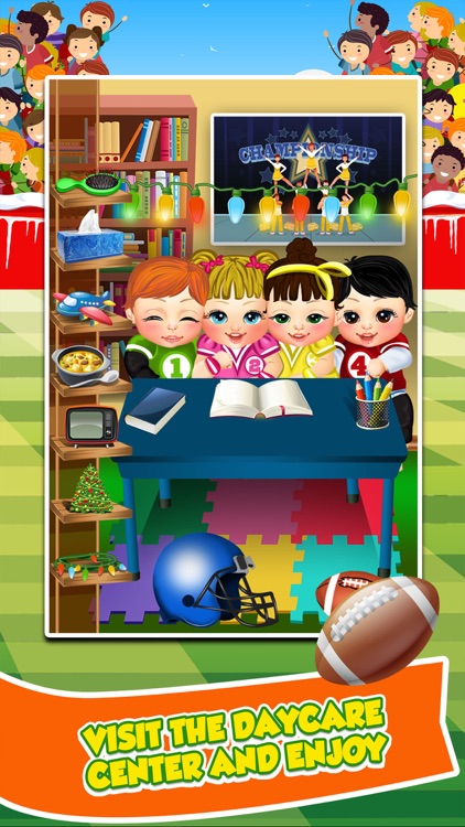 Cheerleader Baby Salon Spa - Candy Food Cooking Kids Maker Games for Girls! screenshot-3