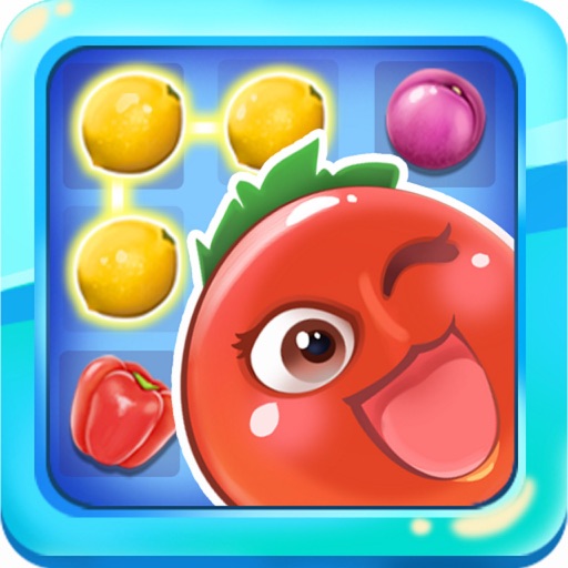Sweet Fruit Line: Match Game icon