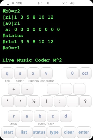 Live Music Coder M^2 screenshot 2