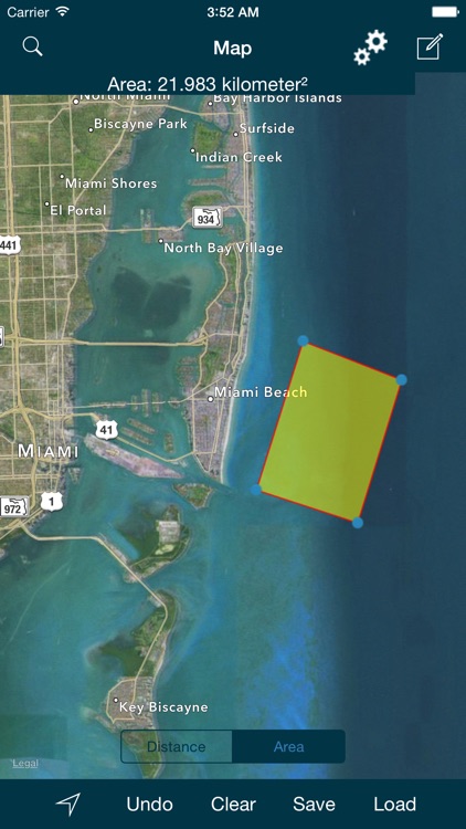 Measure Distance & Areas on Map