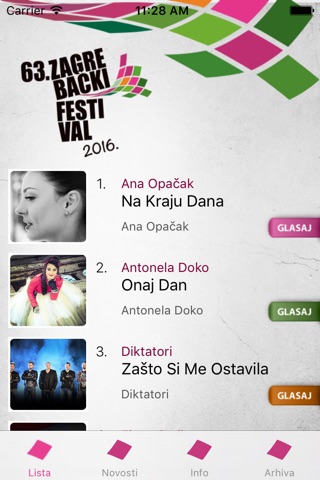 Zagrebacki festival screenshot 2