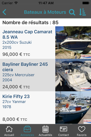 Euro-Voiles screenshot 3