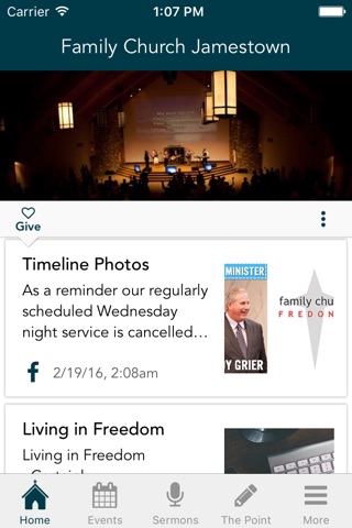 Family Church Jamestown screenshot 2