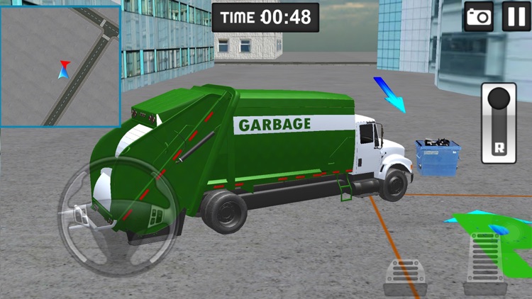 City Cleaner Garbage truck simulation