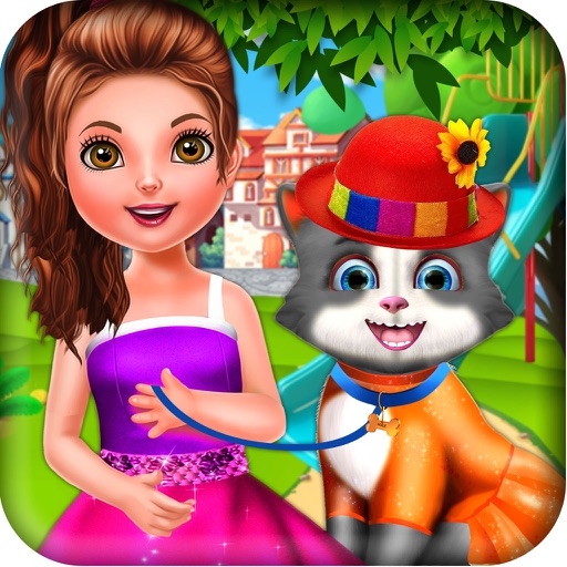 kitty Cat beauty and care salon - Crazy Pets salon animal games for babies iOS App