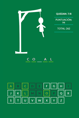 Ahorcado Tematico Multilingüe screenshot 3