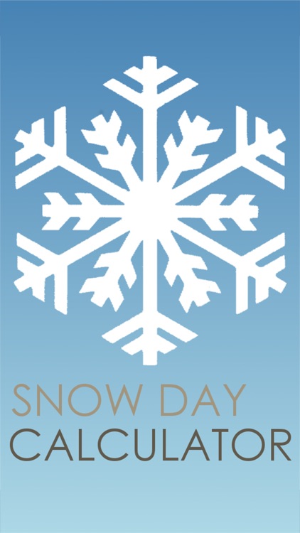 Snow Day Calculator screenshot-4