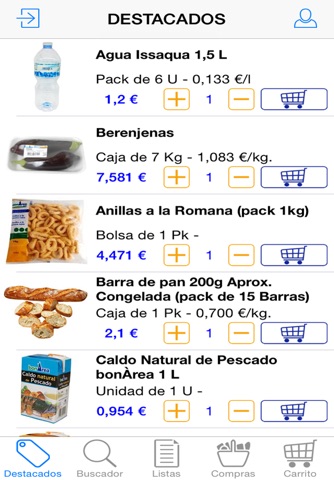 bonÀrea food service screenshot 2