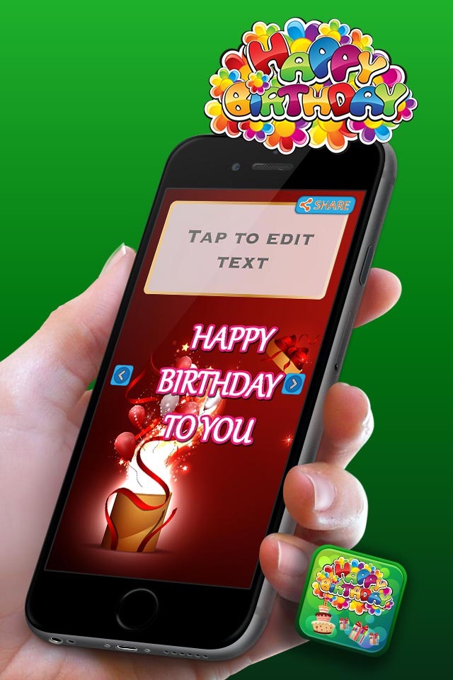 Happy Birthday Card Maker – cute love messages, best wishes and greetings for special occasions screenshot 2