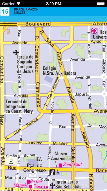 Brazil (Amazon). Tourist map. screenshot-4
