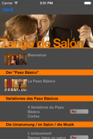Tango curso screenshot 3