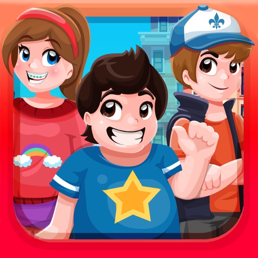 Bubble and Steven's Rope Swing Story – Gravity Fly Games for Free icon