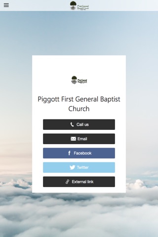 Piggott First General Baptist screenshot 2