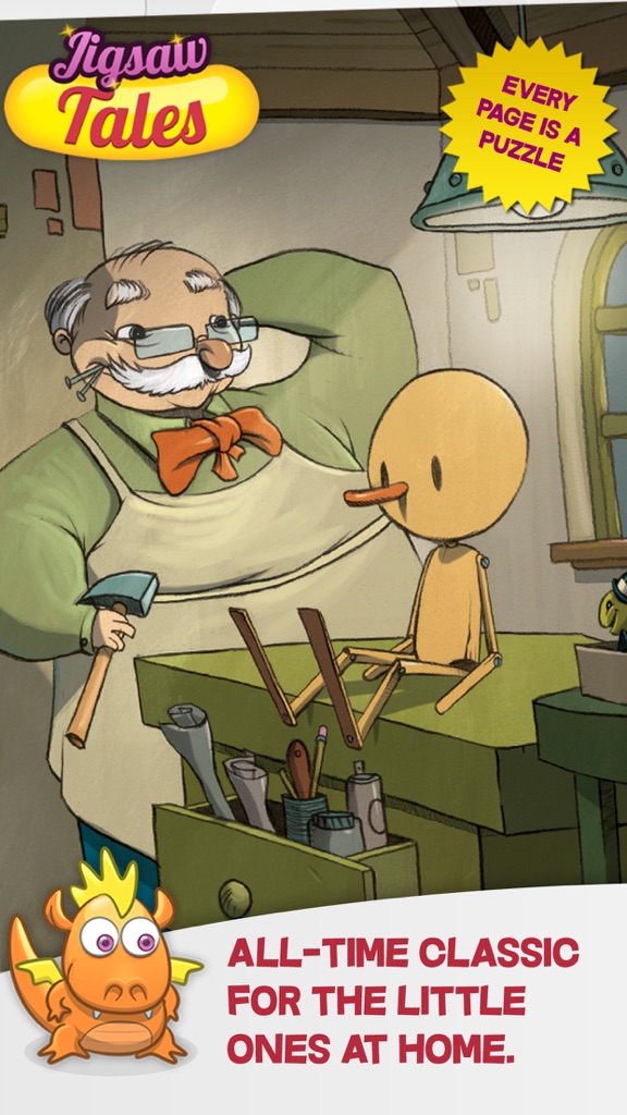 【图】Jigsaw Tale “Pinocchio” – Games for kids(截图1)