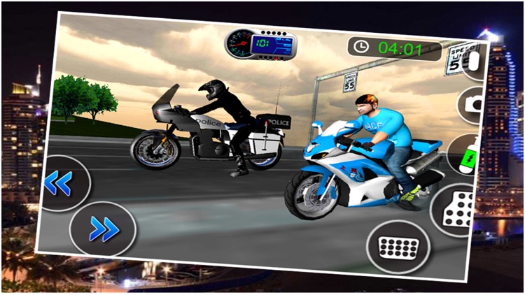 Crime City Police Bike Driver screenshot-4