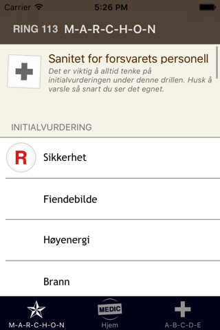 Sanitet Nivå 2 screenshot 2