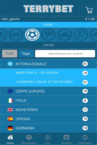 Terrybet Scommesse screenshot 3