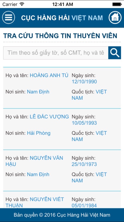 CUC HANG HAI VIET NAM screenshot-3