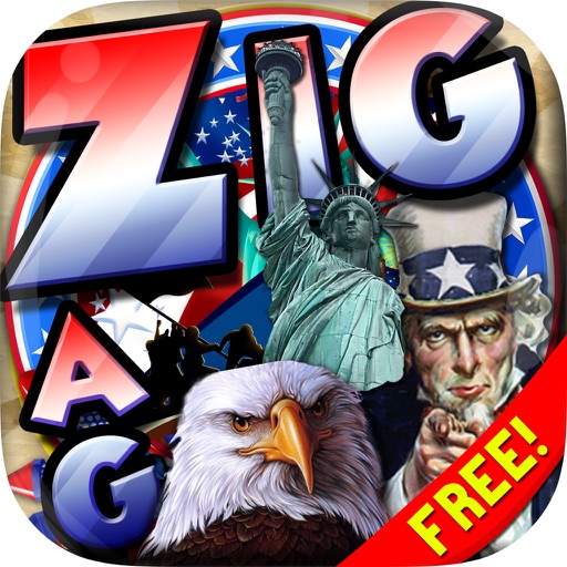 Words Zigzag : America for American Crossword Puzzles Free with Friends icon