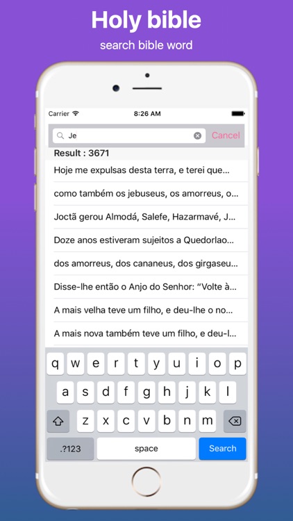 Portuguese Bible and Easy Search Bible word Free