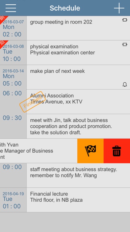 Schedule List screenshot-4