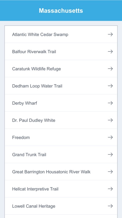 Massachusetts Recreation Trails