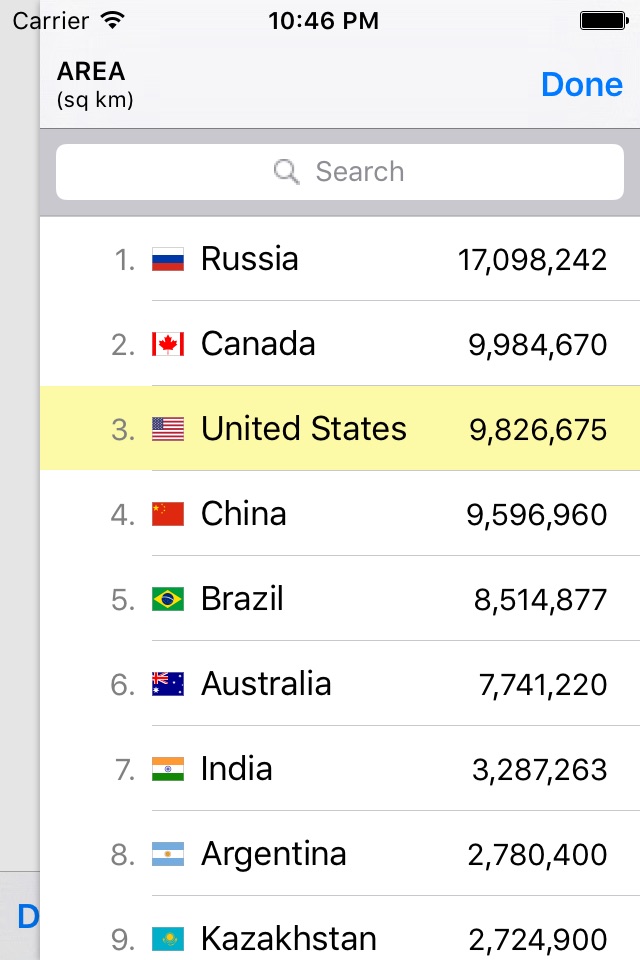 WorldABC Blue — The CIA World FactBook screenshot 3