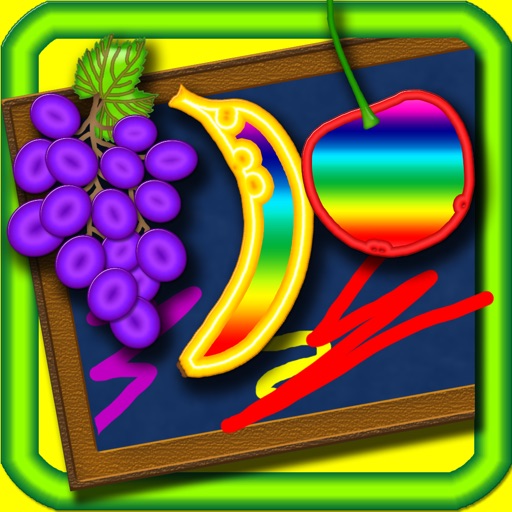 Kids Paint Fruits Coloring Book icon
