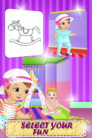 Mommy Baby Dress Up Room Design Painting: Game for kids toddlers and boys screenshot 3