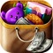 Icon Shopping Game Kids Supermarket  help mom with the shopping list and to pay the cashier
