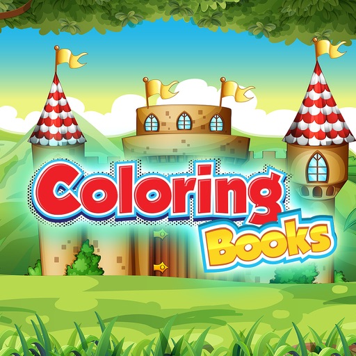 Princess Coloring Books Games For Kids Strawberry Sweet icon