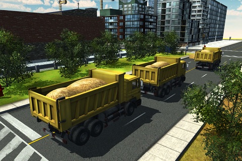 Sand Excavator Truck Simulator 3D – Heavy construction backhoe simulation game screenshot 2
