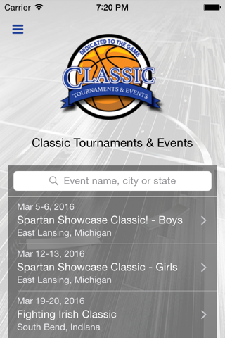 Classic Tournaments & Events - náhled