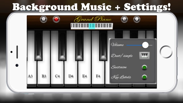 Virtual Piano Pro - Real Keyboard Music Maker with Chords Le(圖4)-速報App